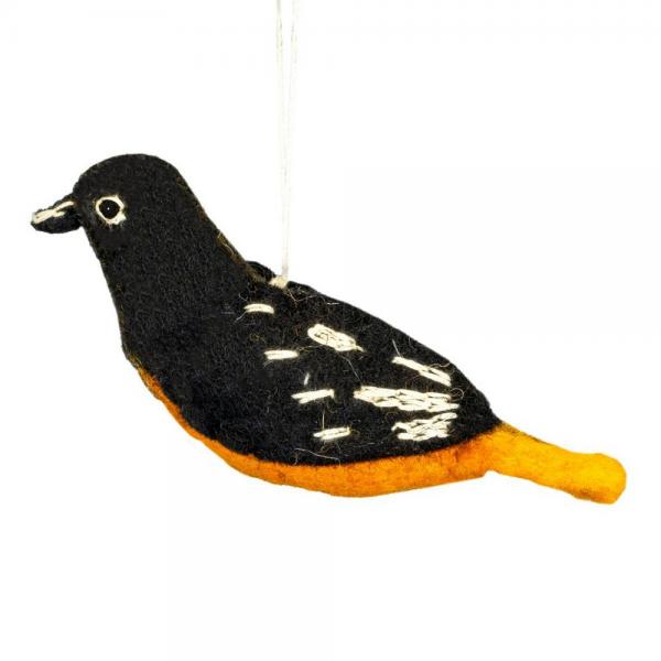 Oriole Woolie Ornament
